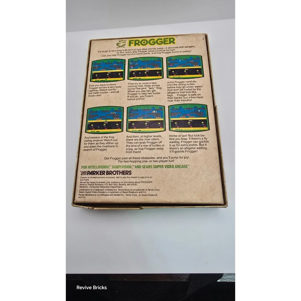 Frogger (Intellivision, 1983) CIB Complete Tested and Working‎ Great Condition